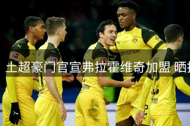 土超豪门官宣弗拉霍维奇加盟 晒抵达画面签约在即